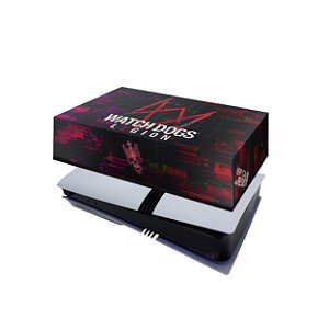 PS5 Pro Capa Anti Poeira Horizontal - Watch Dogs Legion