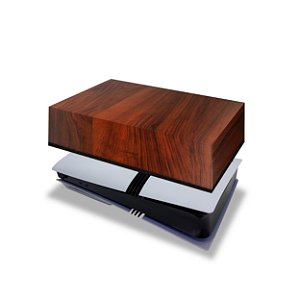 PS5 Pro Capa Anti Poeira Horizontal - Madeira