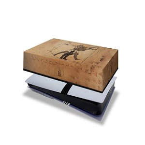 PS5 Pro Capa Anti Poeira Horizontal - Assassin’S Creed Vitruviano