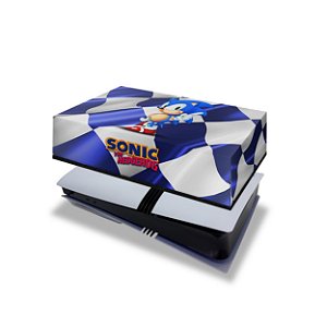 PS5 Pro Capa Anti Poeira Horizontal - Sonic