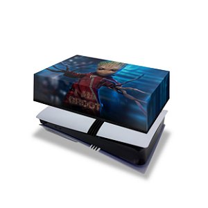 PS5 Pro Capa Anti Poeira Horizontal - Baby Groot