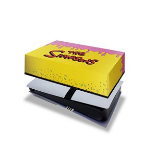 PS5 Pro Capa Anti Poeira Horizontal - The Simpsons
