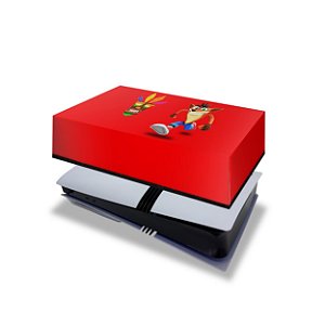 PS5 Pro Capa Anti Poeira Horizontal - Crash Bandicoot