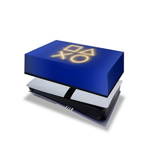 PS5 Pro Capa Anti Poeira Horizontal - Days Of Play Edição Limitada