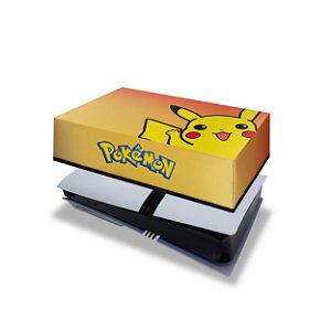 PS5 Pro Capa Anti Poeira Horizontal - Pokemon Pikachu