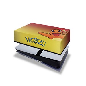 PS5 Pro Capa Anti Poeira Horizontal - Pokemon Charmander