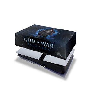 PS5 Pro Capa Anti Poeira Horizontal - God of War Ragnarok B