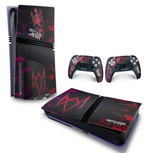 Skin PS5 Pro Horizontal - Watch Dogs Legion