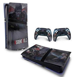 Skin PS5 Pro Horizontal - Resident Evil 3 Remake