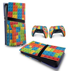 Skin PS5 Pro Horizontal - Lego Peça