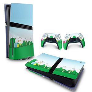 Skin PS5 Pro Horizontal - Super Mario Bros
