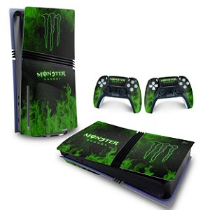 Skin PS5 Pro Horizontal - Monster Energy Drink