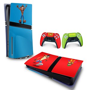 Skin PS5 Pro Horizontal - Crash Bandicoot