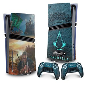 Skin PS5 Pro Vertical - Assassin's Creed Valhalla