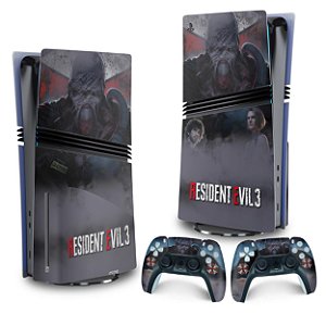 Skin PS5 Pro Vertical - Resident Evil 3 Remake