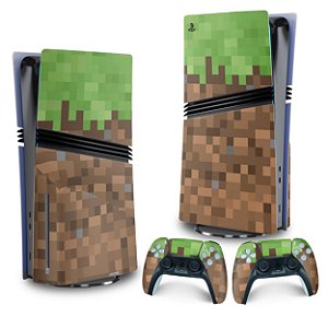 Skin PS5 Pro Vertical - Minecraft