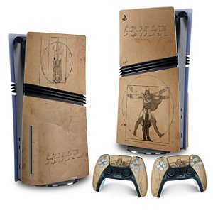 Skin PS5 Pro Vertical - Assassin’S Creed Vitruviano