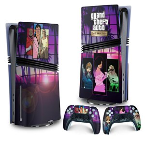 Skin PS5 Pro Vertical - GTA The Trilogy