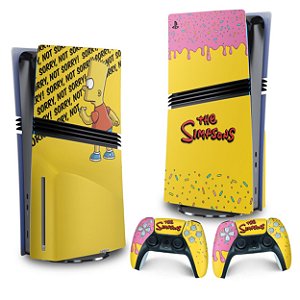 Skin PS5 Pro Vertical - The Simpsons