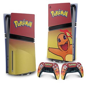 Skin PS5 Pro Vertical - Pokemon Charmander
