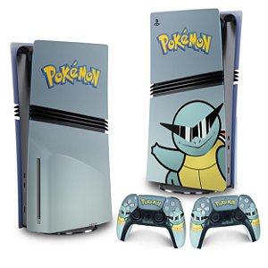 Skin PS5 Pro Vertical - Pokemon Squirtle