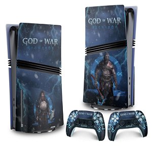 Skin PS5 Pro Vertical - God of War Ragnarok B
