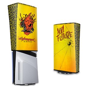 PS5 Pro Capa Anti Poeira Vertical - Cyberpunk 2077