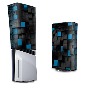 PS5 Pro Capa Anti Poeira Vertical - Cubos