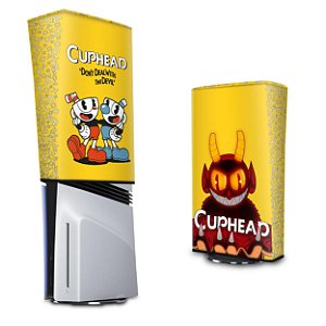 PS5 Pro Capa Anti Poeira Vertical - Cuphead