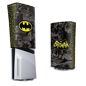PS5 Pro Capa Anti Poeira Vertical - Batman Comics