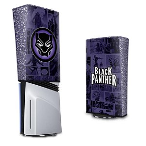 PS5 Pro Capa Anti Poeira Vertical - Pantera Negra Comics