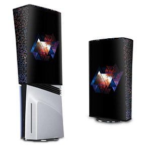 PS5 Pro Capa Anti Poeira Vertical - Abstrato #90