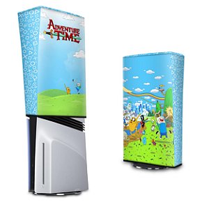 PS5 Pro Capa Anti Poeira Vertical - Hora de Aventura