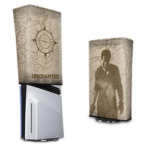 PS5 Pro Capa Anti Poeira Vertical - Uncharted