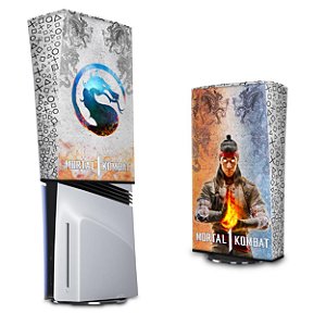 PS5 Pro Capa Anti Poeira Vertical - Mortal Kombat 1