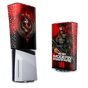 PS5 Pro Capa Anti Poeira Vertical - Call Of Duty Modern Warfare III