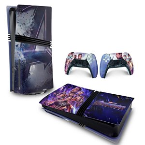 Skin PS5 Pro Horizontal - Vingadores Ultimato Endgame