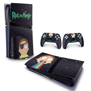 Skin PS5 Pro Horizontal - Morty Rick And Morty