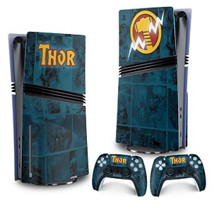Skin PS5 Pro Vertical - Thor Comics