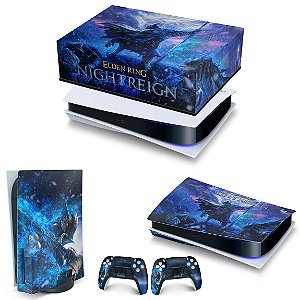 KIT PS5 Capa Anti Poeira e Skin - Elden Ring Nightreign