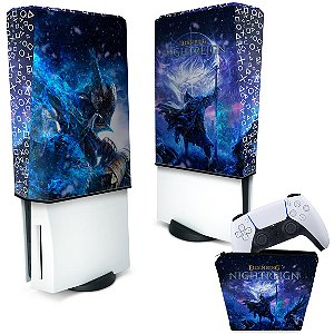 KIT Capa PS5 e Case Controle - Elden Ring Nightreign