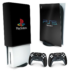 KIT PS5 Skin e Capa Anti Poeira - Sony Playstation 5