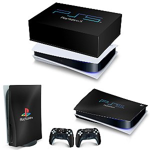 KIT PS5 Capa Anti Poeira e Skin - Sony Playstation 5