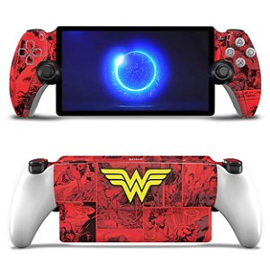 Skin Anti-Rage Playstation Portal PS Adesivo - Mulher Maravilha Comics