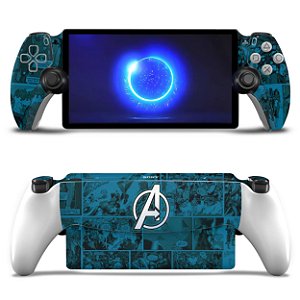 Skin Anti-Rage Playstation Portal PS Adesivo - Avengers Vingadores Comics