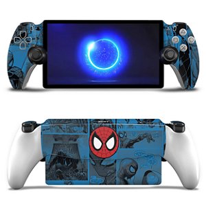 Skin Anti-Rage Playstation Portal PS Adesivo - Homem-Aranha Spider-Man Comics