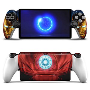 Skin Anti-Rage Playstation Portal PS Adesivo - Iron Man Homem De Ferro