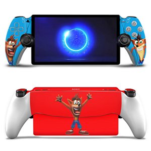 Skin Anti-Rage Playstation Portal PS Adesivo - Crash Bandicoot