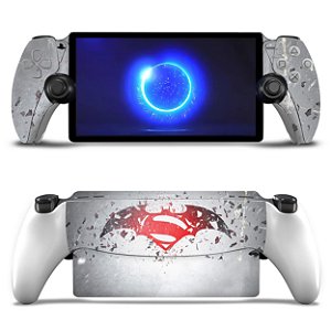 Skin Anti-Rage Playstation Portal PS Adesivo - Batman Vs Superman Logo