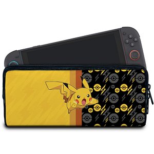 Case Nintendo Switch 2 Bolsa Estojo - Pikachu Pokemon